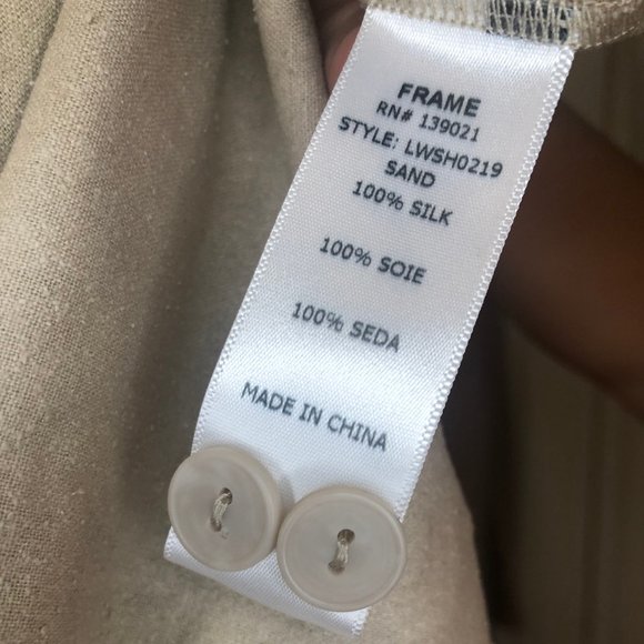 FRAME short sleeve button down collared shirt - Picture 5 of 5